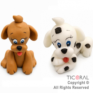 ADORNO PERRITOS A.PORCELANA FRIA x 1